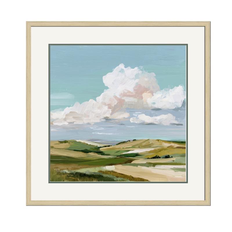 Framed Gicl&eacute;e Wall Art - Sunny View Set of 2